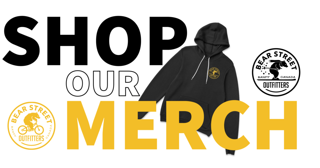 Summer Banff E-Bike Rentals and Banff Ski Rentals Merch